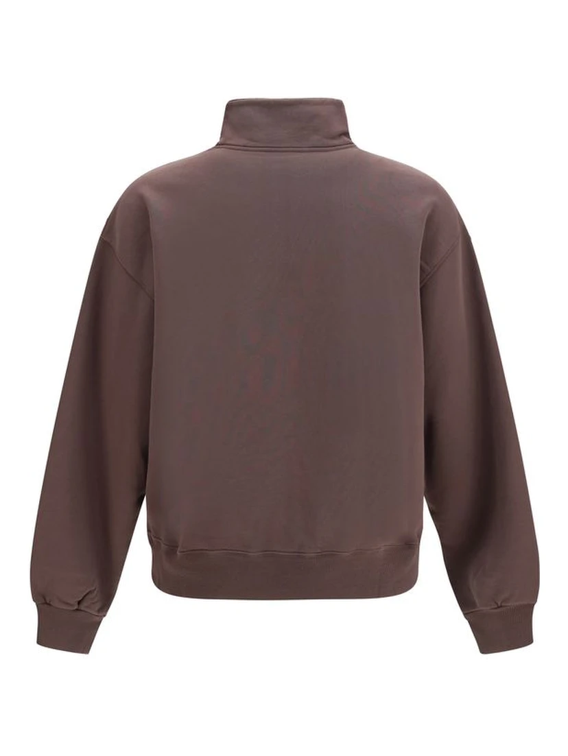 Brown Cotton Sweatshirt