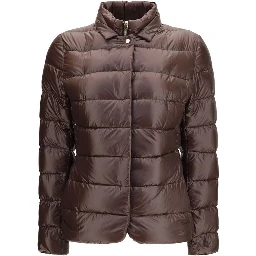 Brown Goose Down Full-Length Jacket