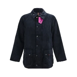 Blue Cotton Shell Jacket