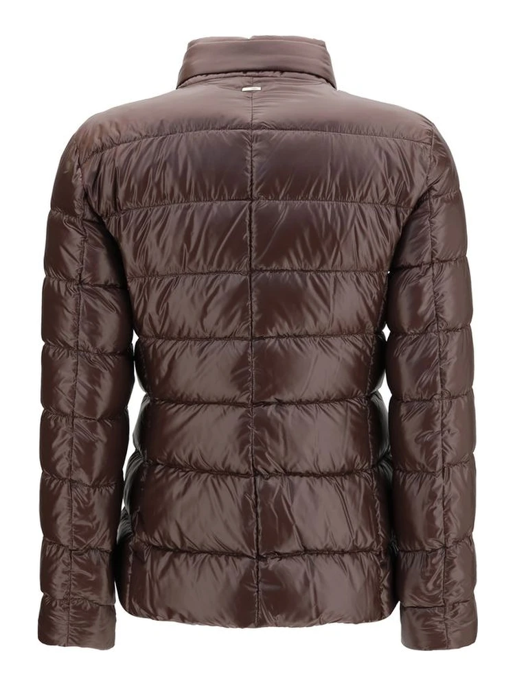 Brown Goose Down Full-Length Jacket alternative