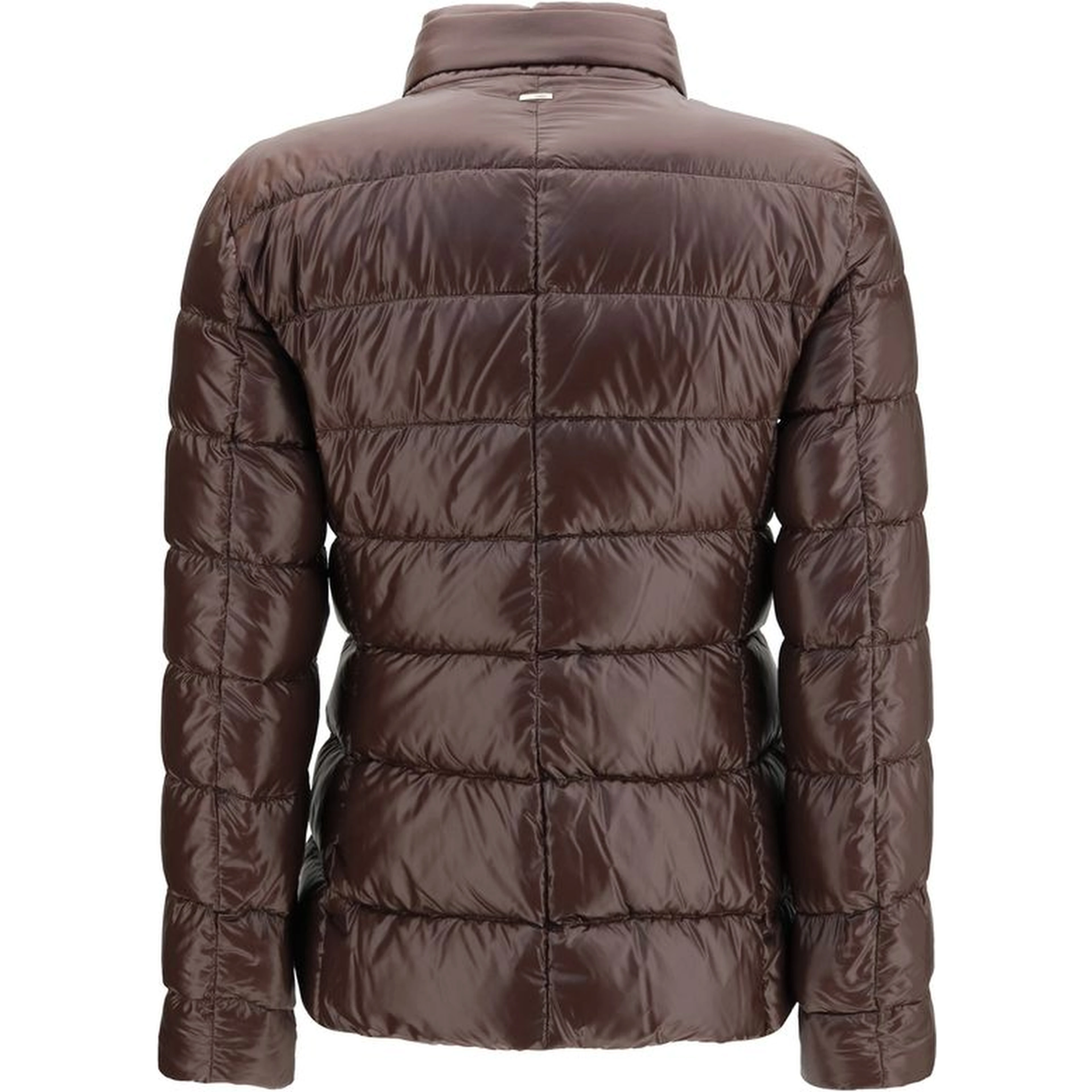Brown Goose Down Full-Length Jacket