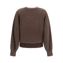 Brown Cotton Sweatshirt