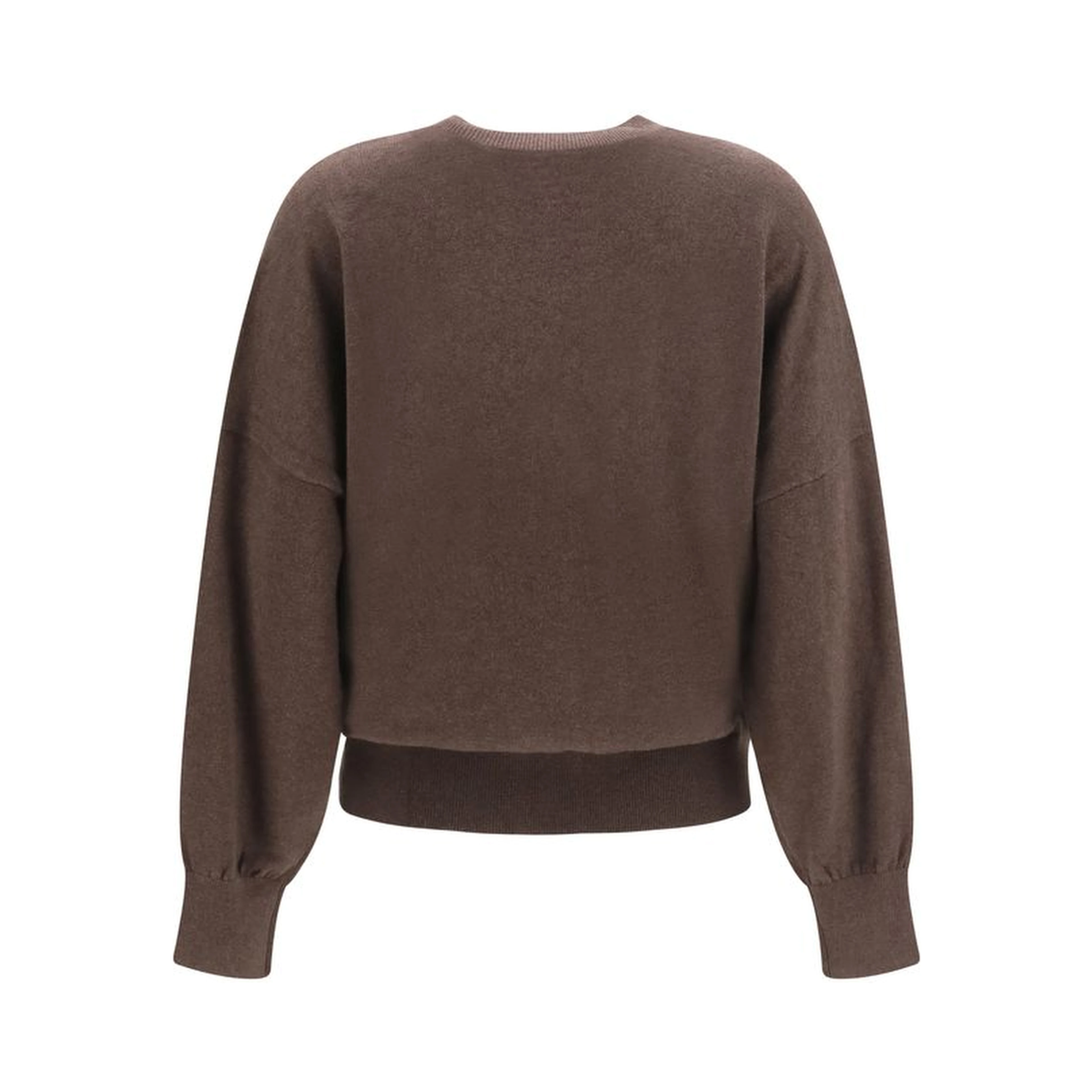 Brown Cotton Sweatshirt