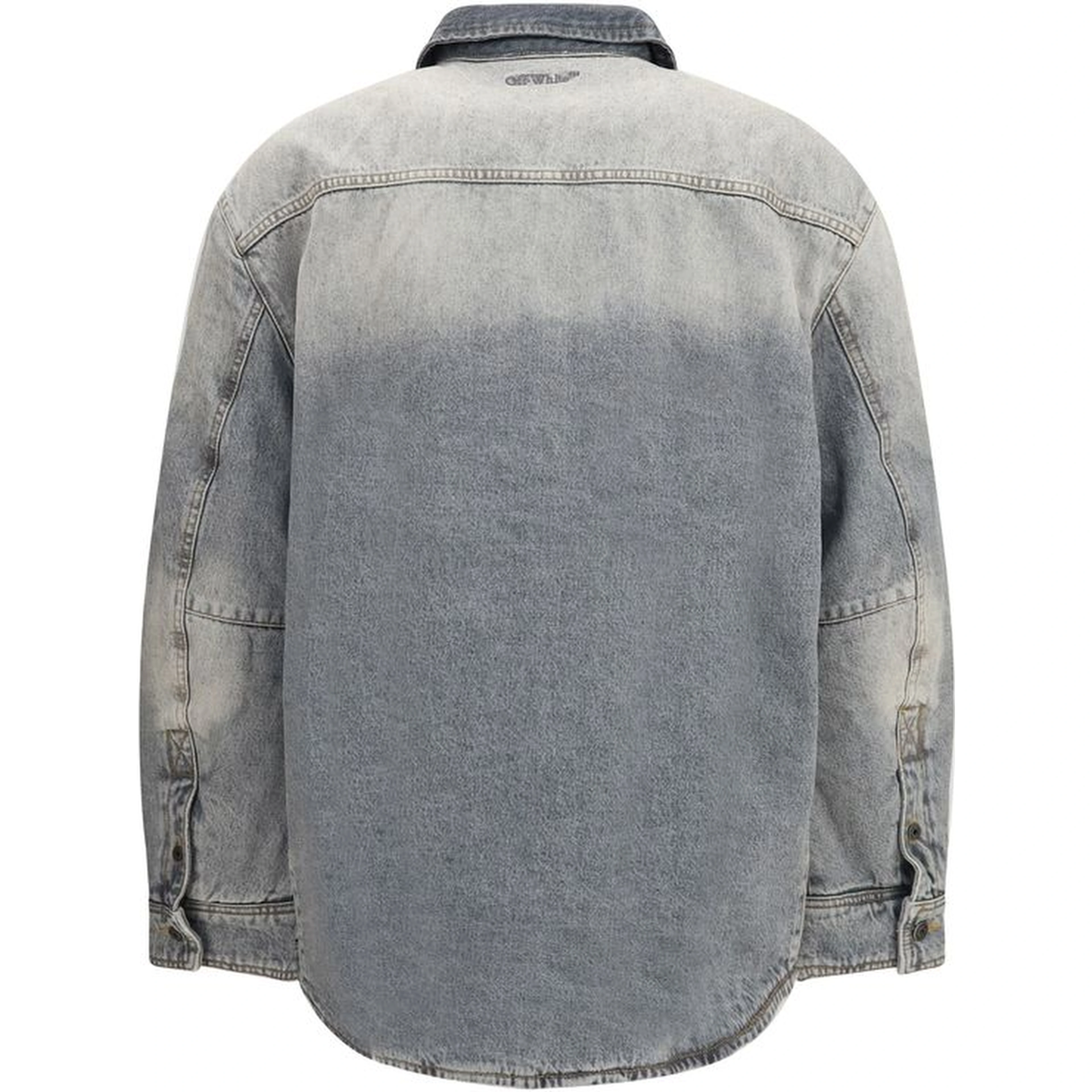 Gray Cotton Denim Jacket