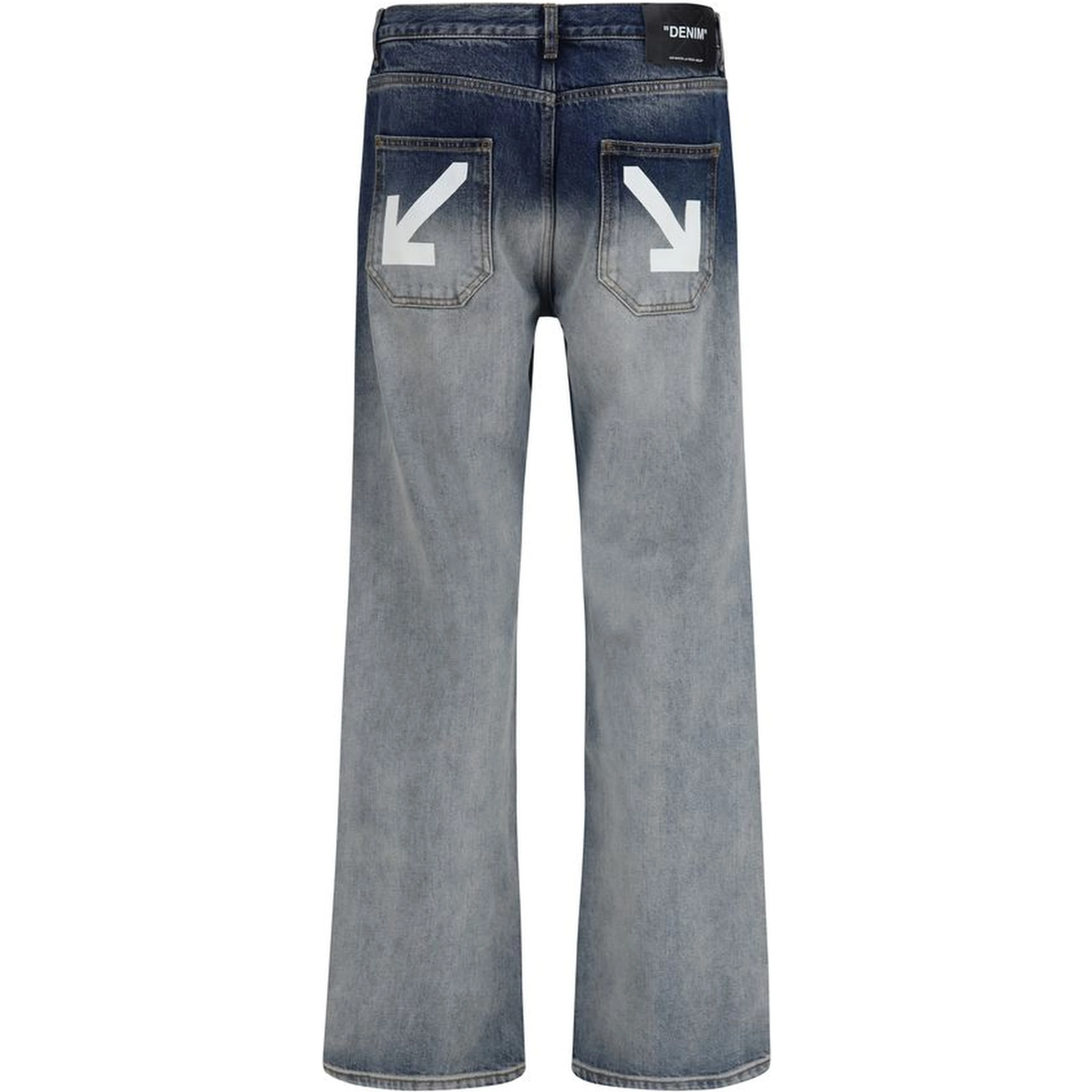 Gray Cotton Slim Fit Jeans