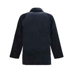 Blue Cotton Shell Jacket