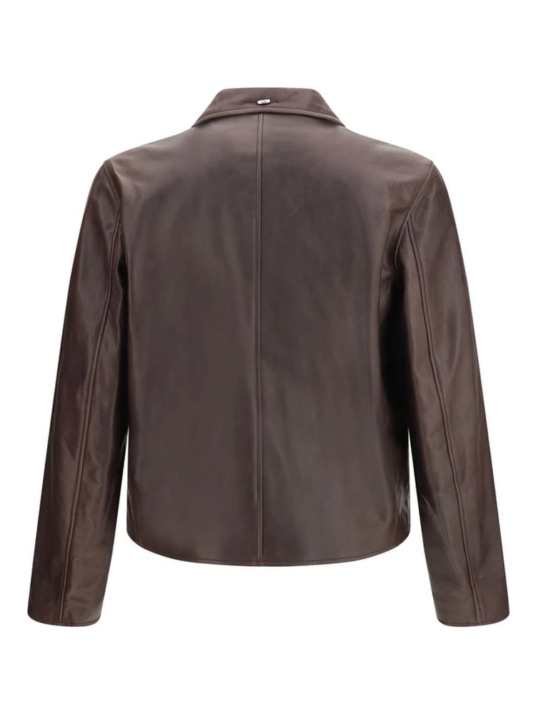 Brown Calf Leather Bos Taurus Leather Jacket alternative