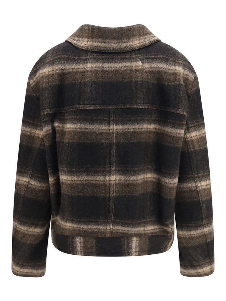 Black Wool Oves Aries Coat alternative