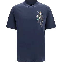 Blue Cotton T-Shirt