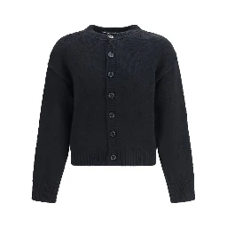 Black Wool Oves Aries Cardigan