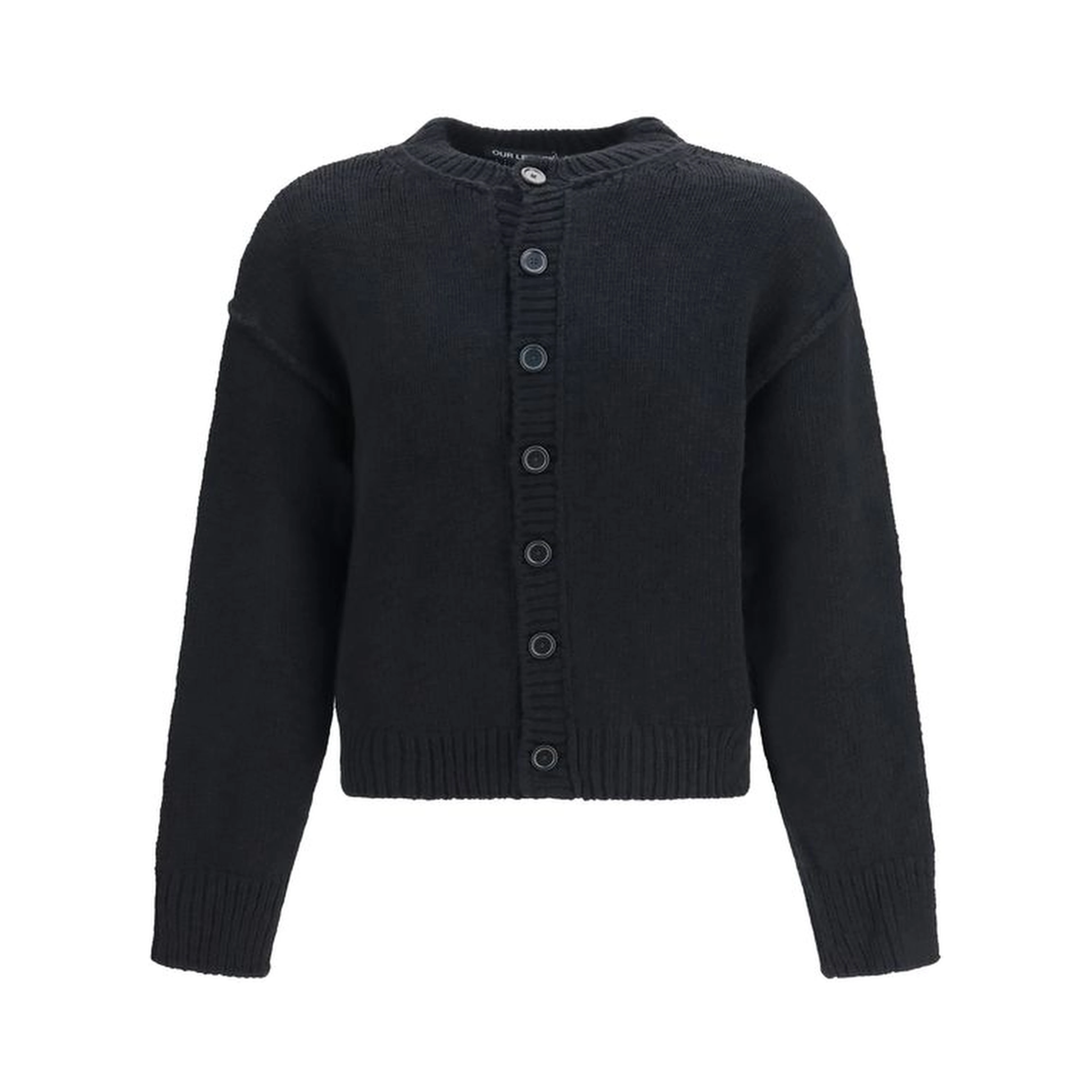 Black Wool Oves Aries Cardigan