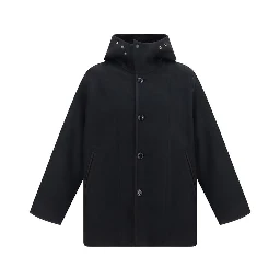 Black Wool Oves Aries Full-Length Jacket