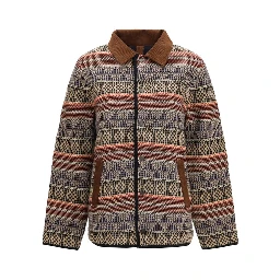 Brown Wool Oves Aries Full-Length Jacket