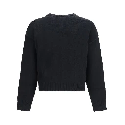 Black Wool Oves Aries Cardigan