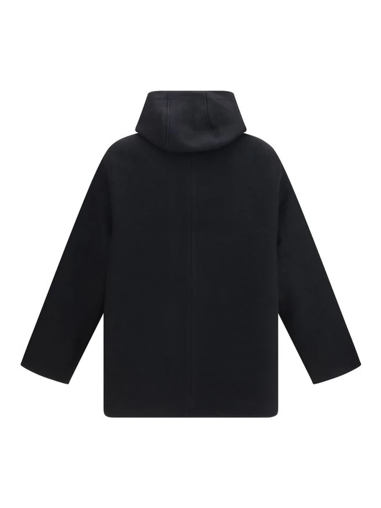 Black Wool Oves Aries Full-Length Jacket alternative