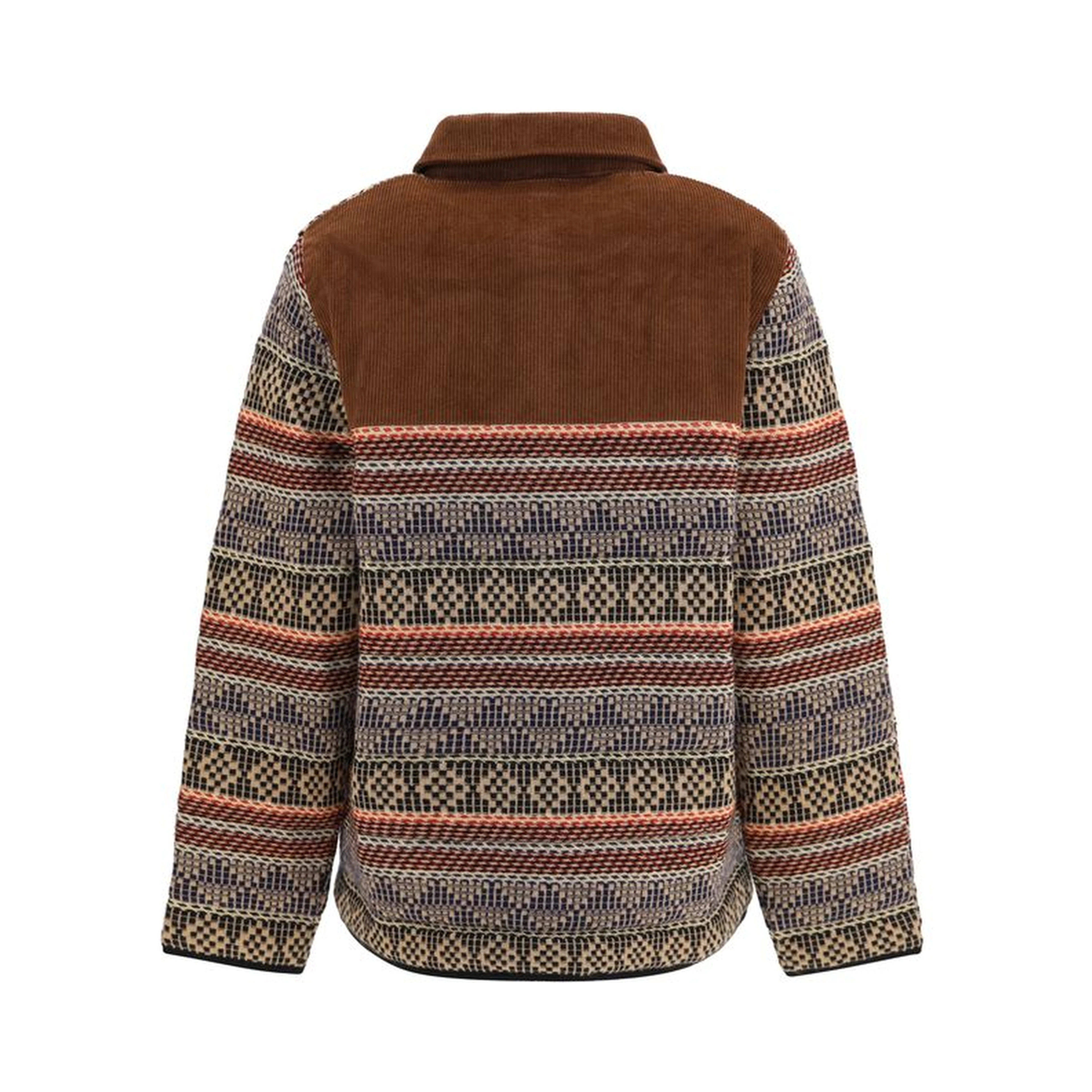 Brown Wool Oves Aries Full-Length Jacket