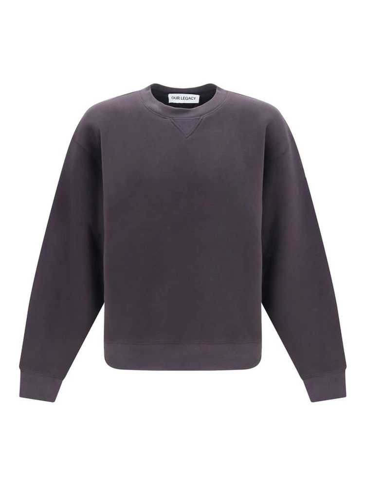 Black Cotton Sweatshirt