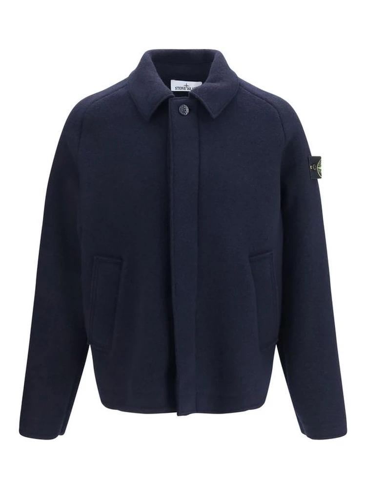 Blue Wool Oves Aries Jacket