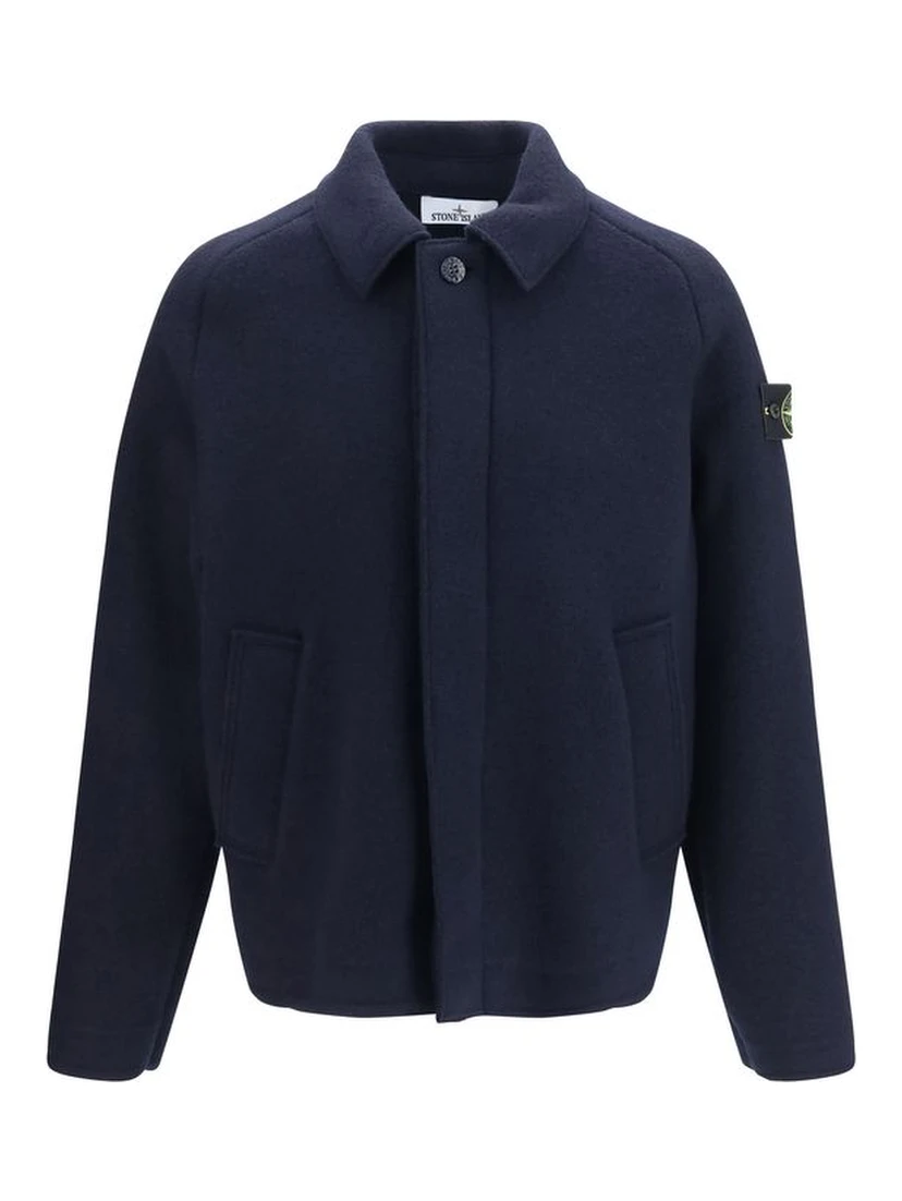 Blue Wool Oves Aries Jacket