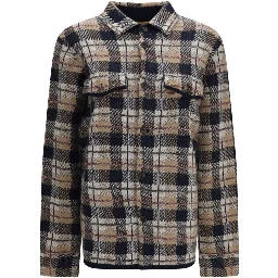 Brown Cashmere Pattern Shirt