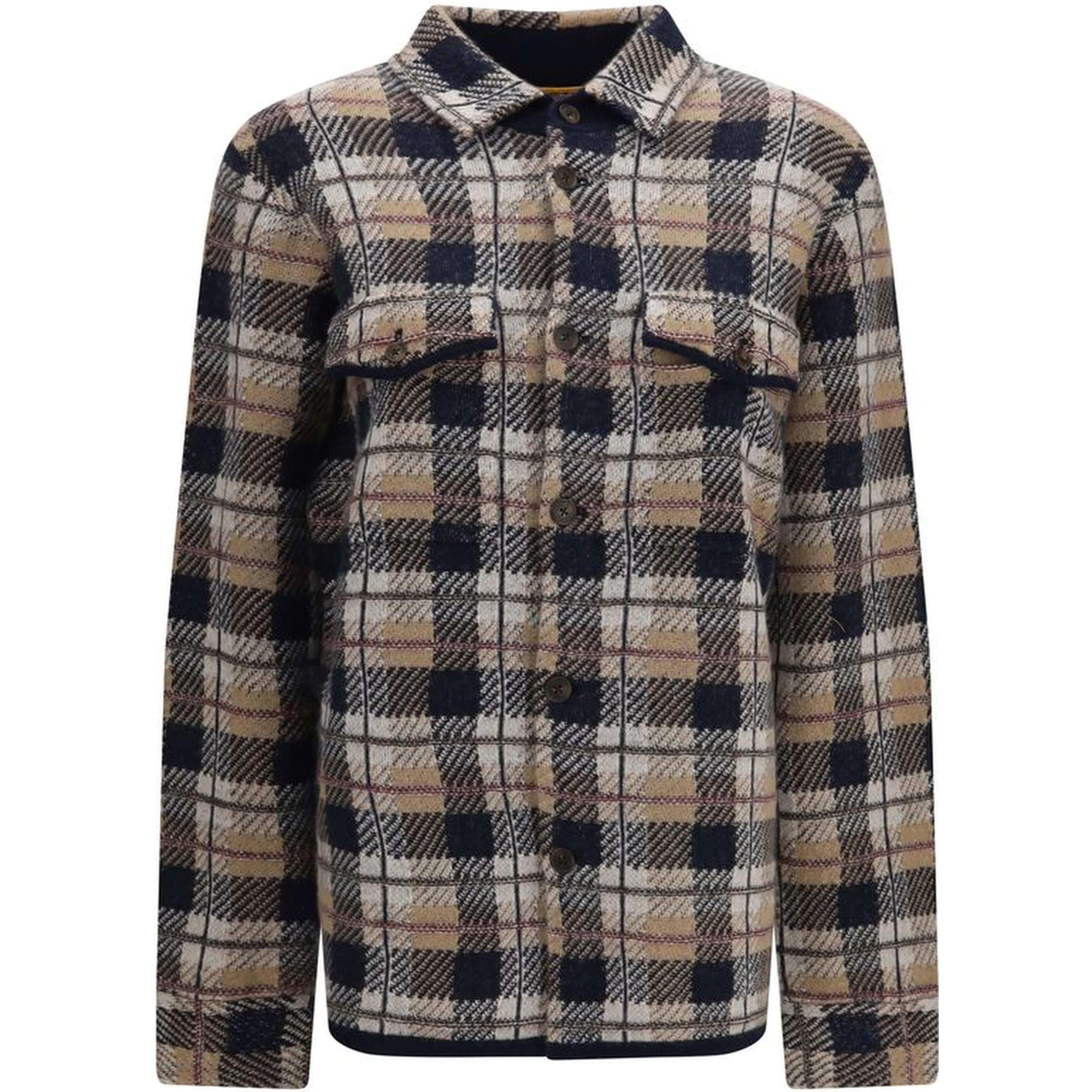 Brown Cashmere Pattern Shirt