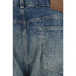 Blue Cotton Relaxed Fit Jeans