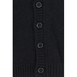 Black Wool Oves Aries Cardigan
