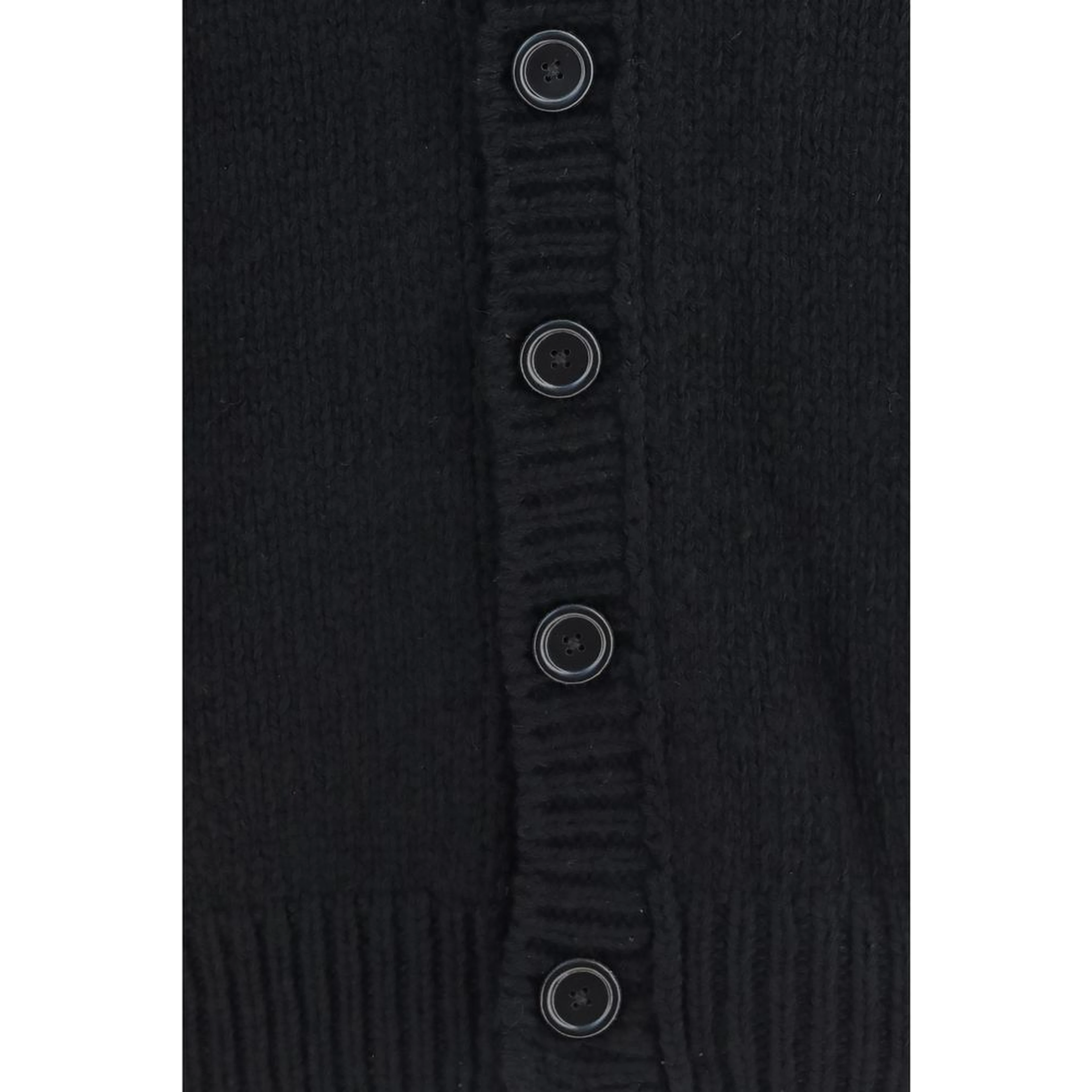 Black Wool Oves Aries Cardigan