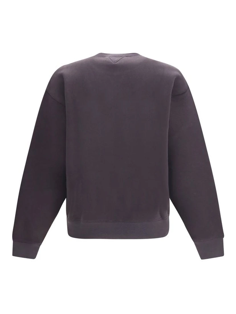 Black Cotton Sweatshirt
