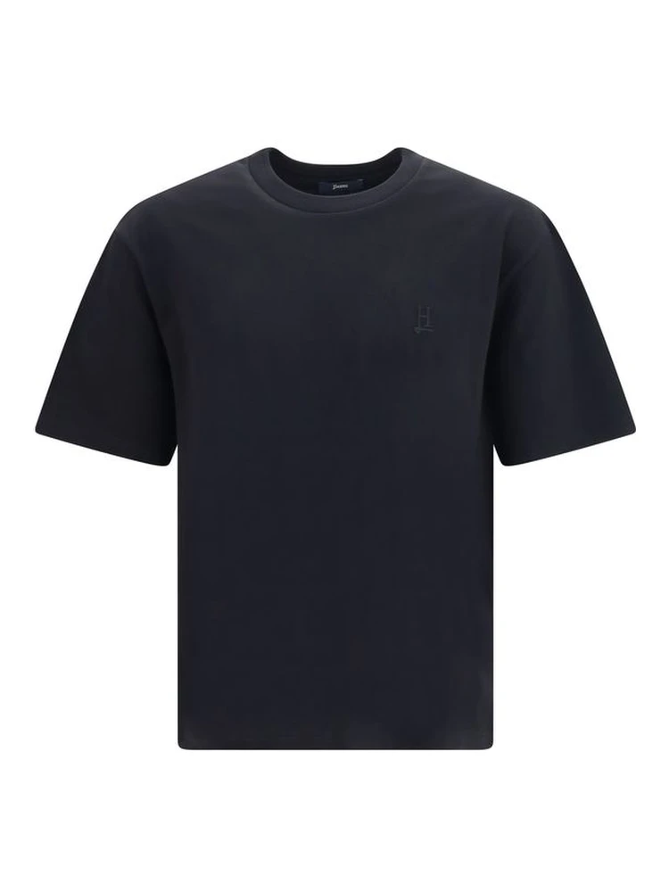 Black Cotton T-Shirt