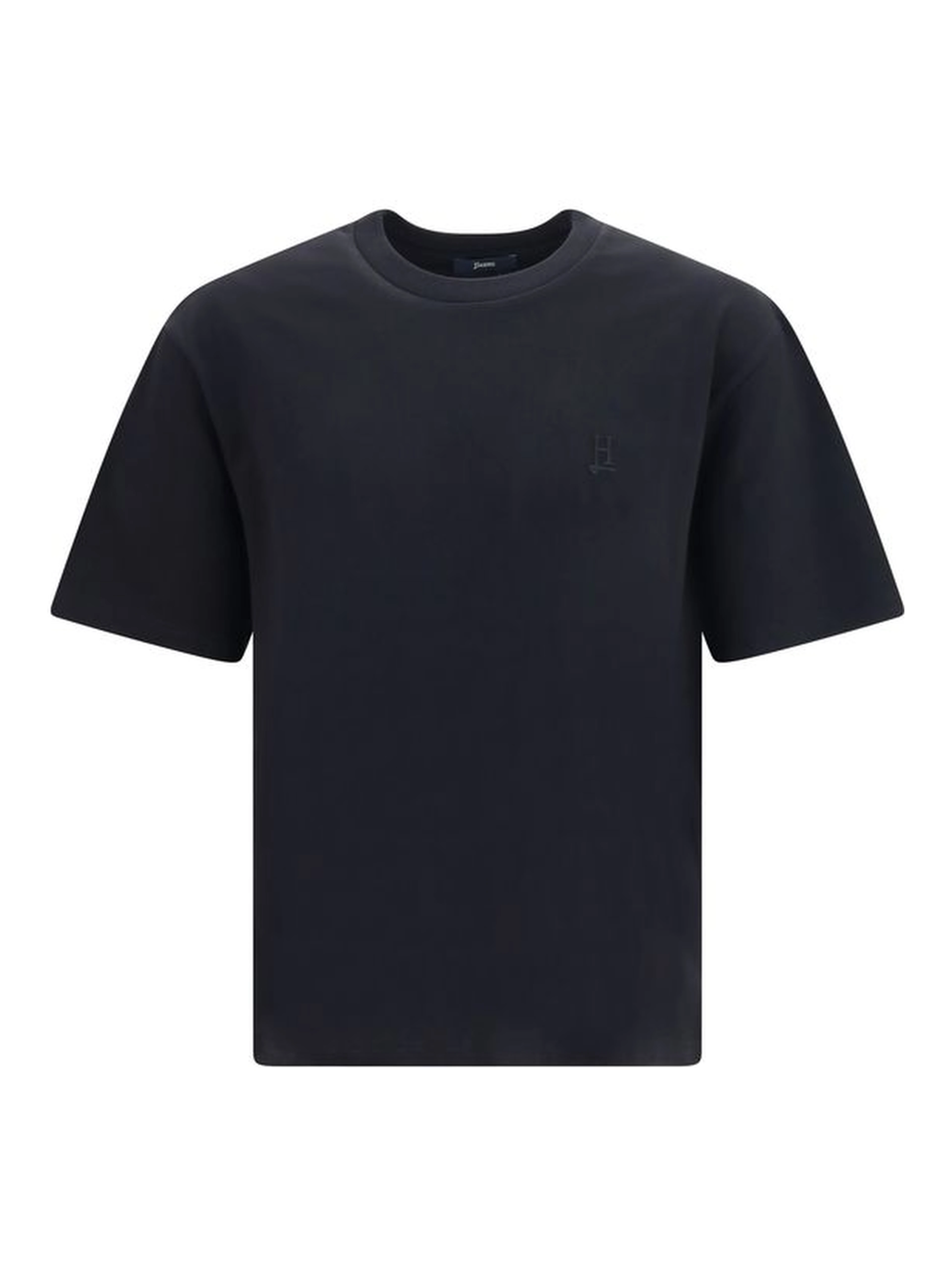 Black Cotton T-Shirt
