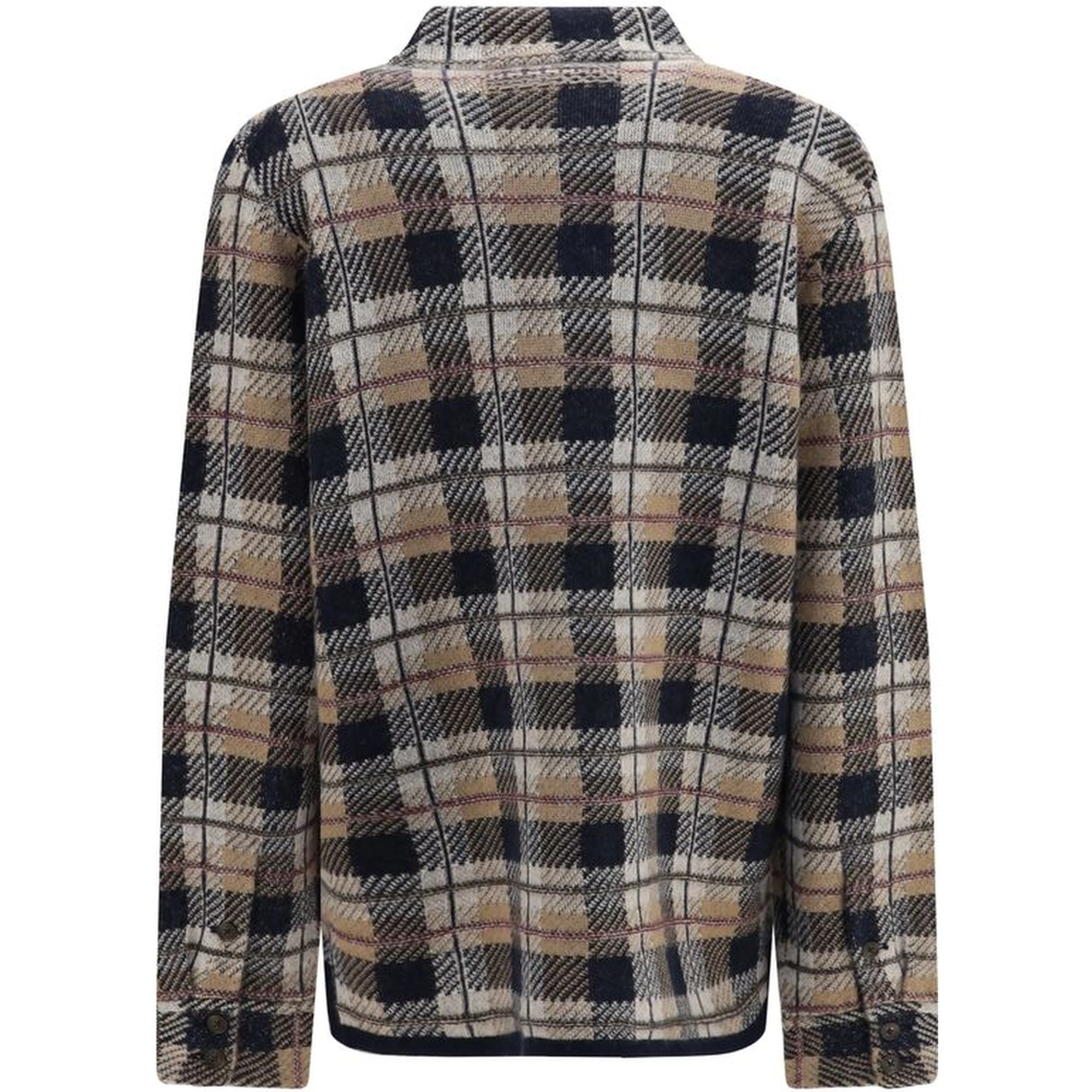 Brown Cashmere Pattern Shirt