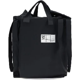 Black Polyester Shoulder Bag
