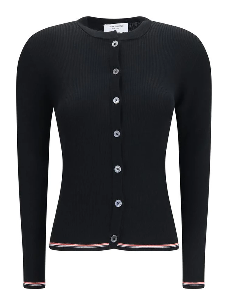 Black Wool Oves Aries Cardigan