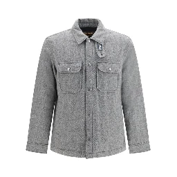 Gray Wool Oves Aries Full-Length Jacket