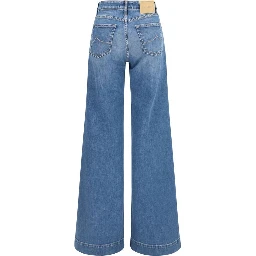 Blue Cotton Relaxed Fit Jeans