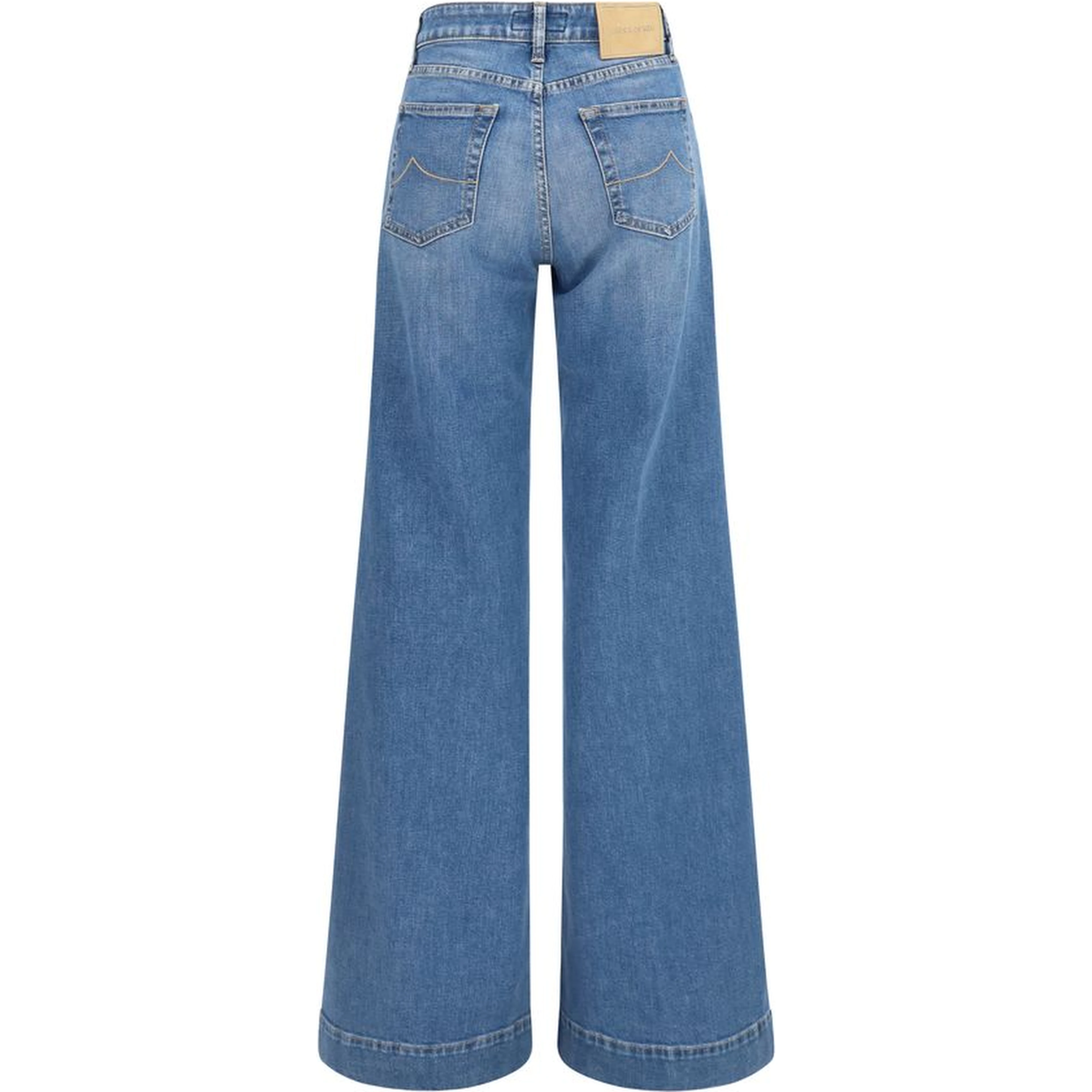 Blue Cotton Relaxed Fit Jeans