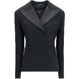 Black Viscose Blazer