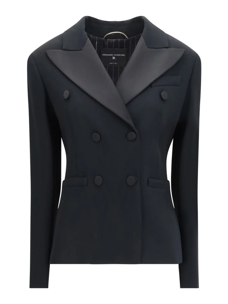 Black Viscose Blazer