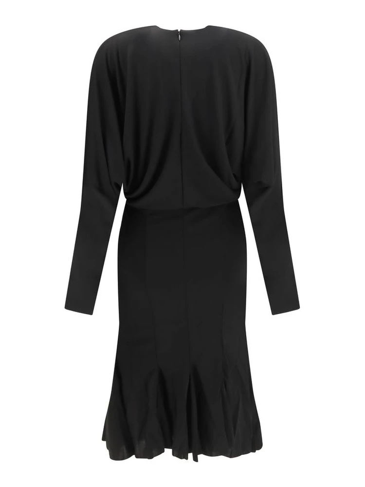 Black Acetate Casual Dress alternative