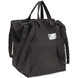 Gray Polyester Shoulder Bag