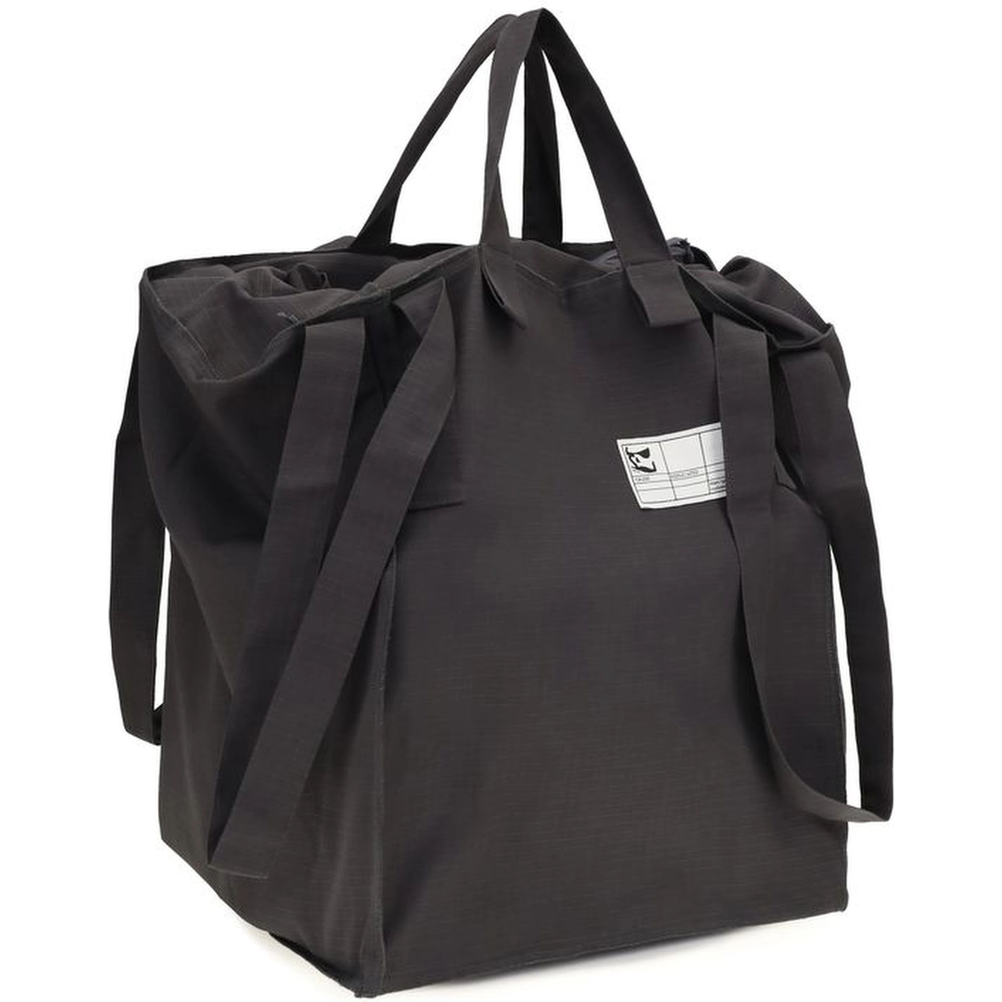 Gray Polyester Shoulder Bag
