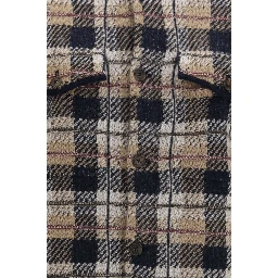 Brown Cashmere Pattern Shirt