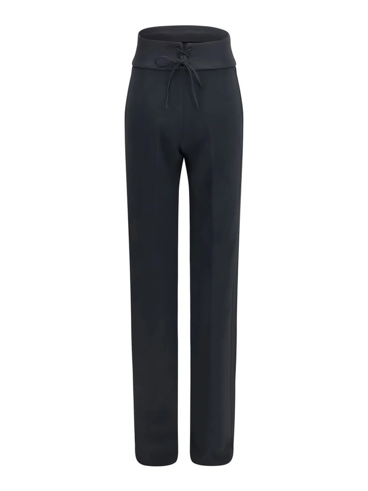Black Viscose Casual Pants alternative