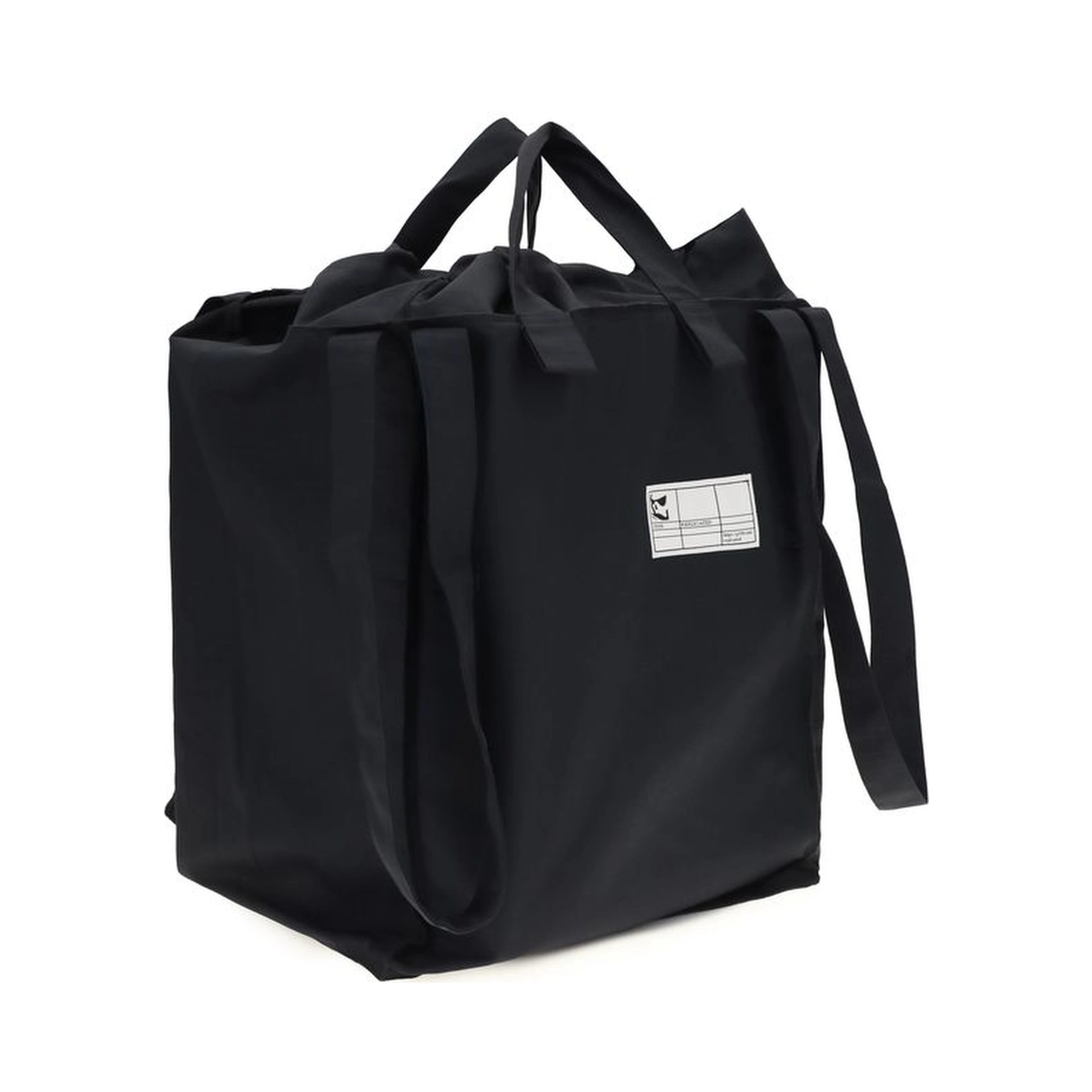 Black Polyester Shoulder Bag