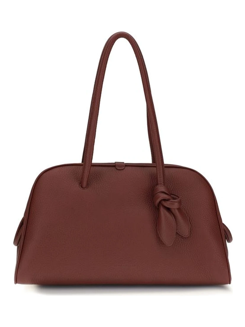 Bordeaux Calf Leather Bos Taurus Shoulder Bag