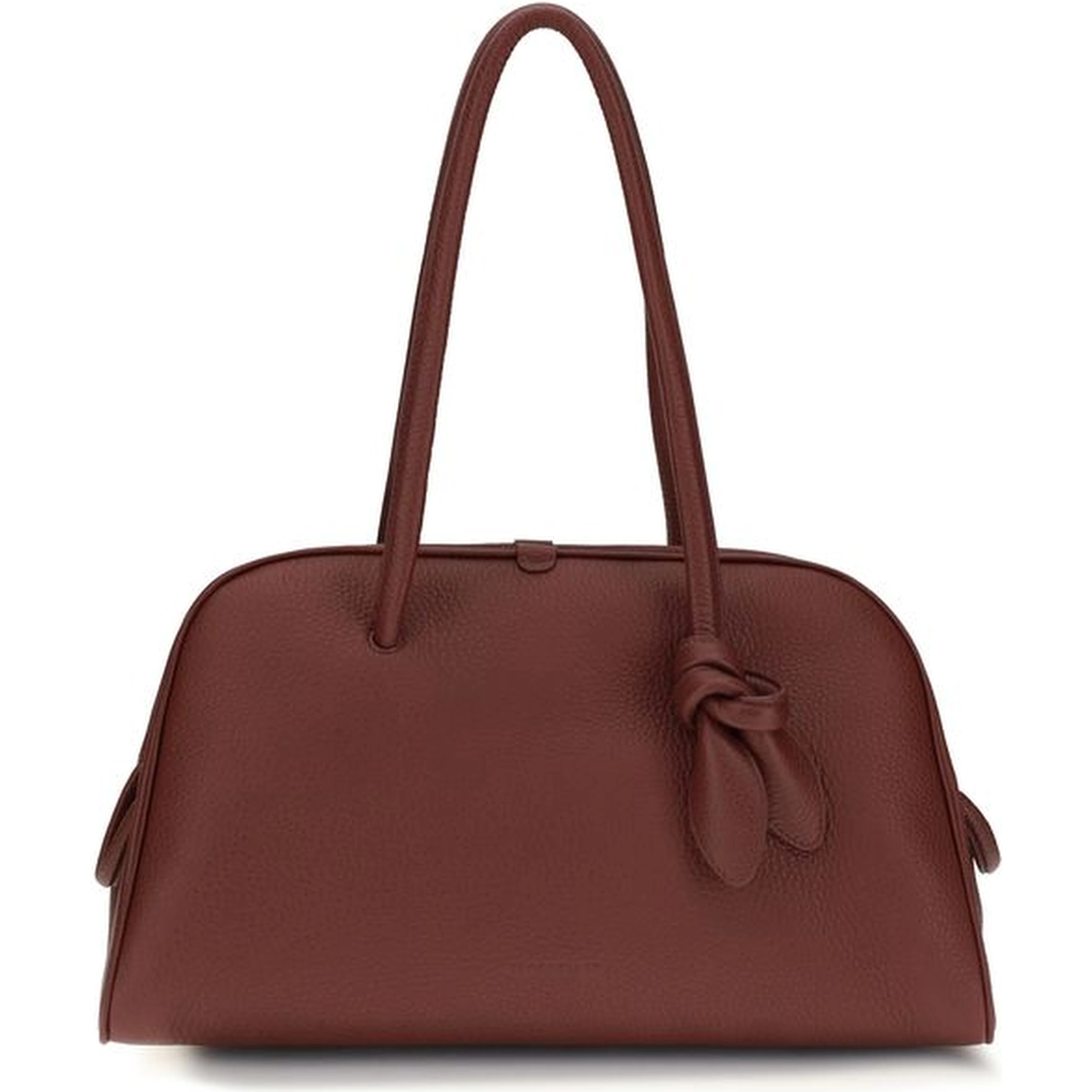 Bordeaux Calf Leather Bos Taurus Shoulder Bag