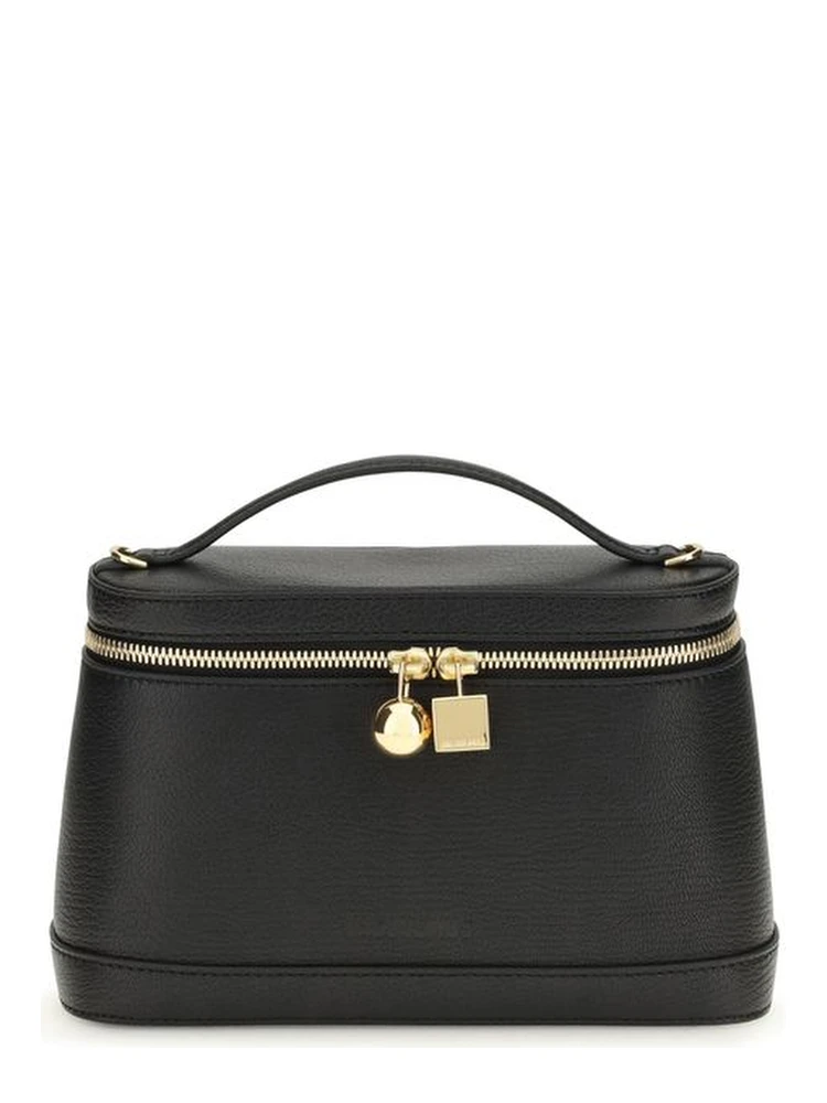 Black Calf Leather Bos Taurus Handbag