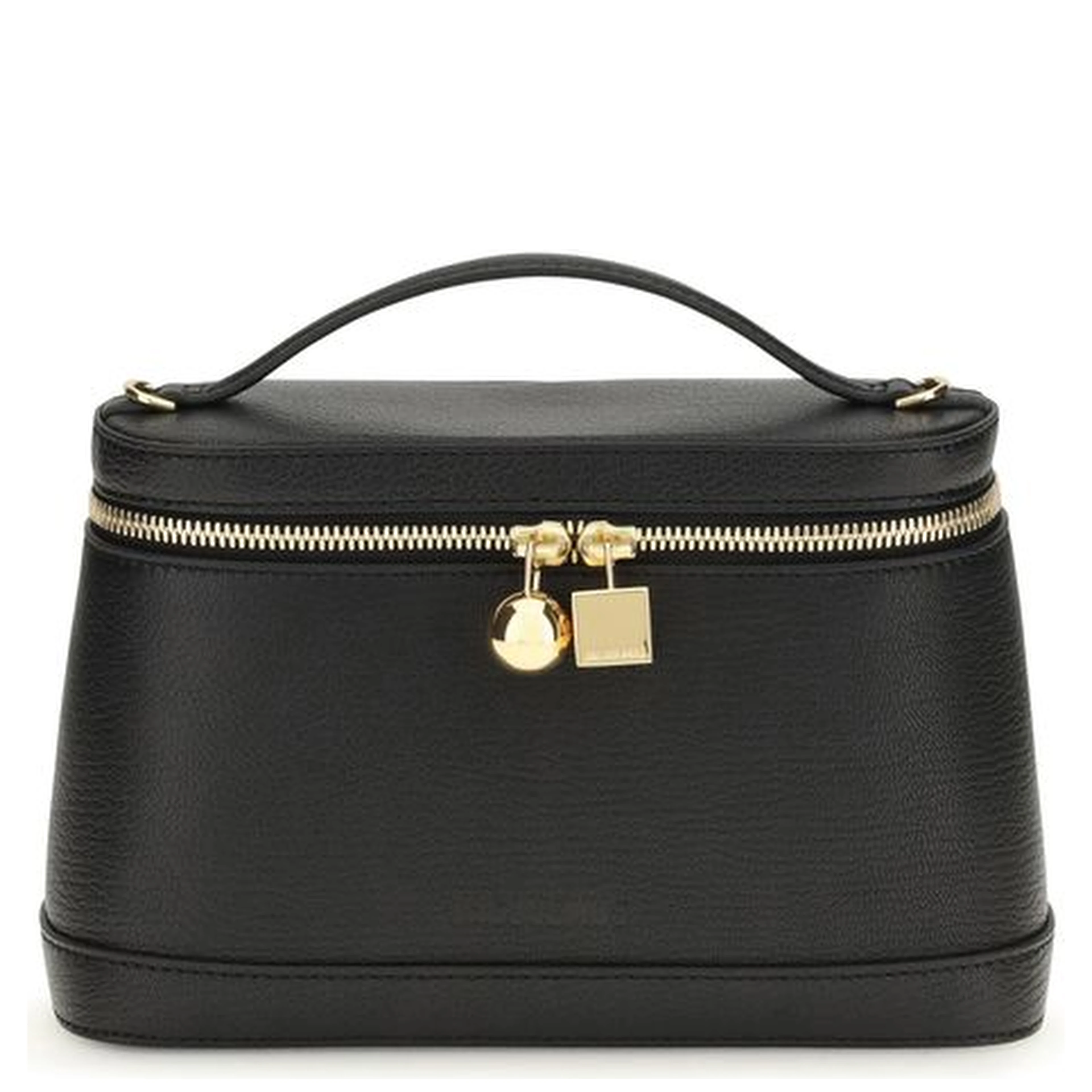 Black Calf Leather Bos Taurus Handbag