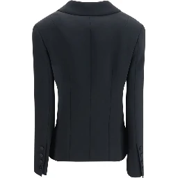 Black Viscose Blazer